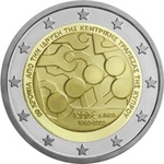 Küpros 2 euro 2023 Central Bank UNC