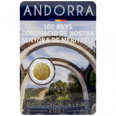 Andorra 2 euro 2021 Our Lady of Meritxell