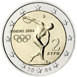 Kreeka 2 euro, 2004 Ateena olümpia UNC 