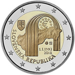 Slovakkia 2 euro 2018, 25 Years Republik, UNC