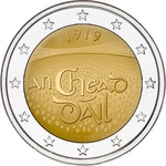 Iiri 2 euro 2019, Dáil Éireann UNC