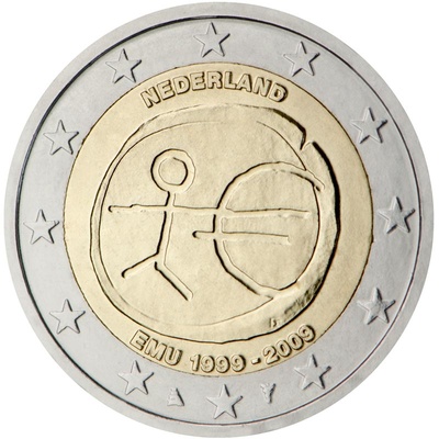 Holland 2 euro 2009 EMU UNC