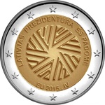 Läti 2 EURO 2015, EU presidency UNC