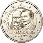 Luksemburg 2 euro 2020.a. Prince Henri, UNC 
