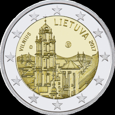 Leedu 2 euro 2017.a. Vilnius, UNC 