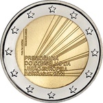 Portugal 2 euro 2021 Presidency of the Council of the European Union, UNC