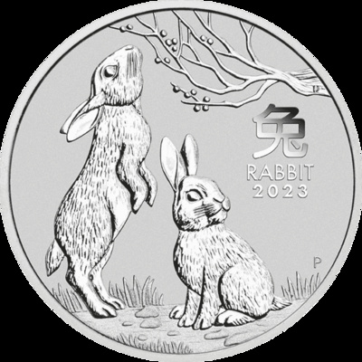  Lunar 1oz  Series III Rabbit 2023