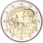 Luksemburg 2 euro 2024a.Guillaume II.UNC 