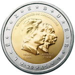 Luksemburg 2 euro 2005 "Henri ja Adolphe", UNC 