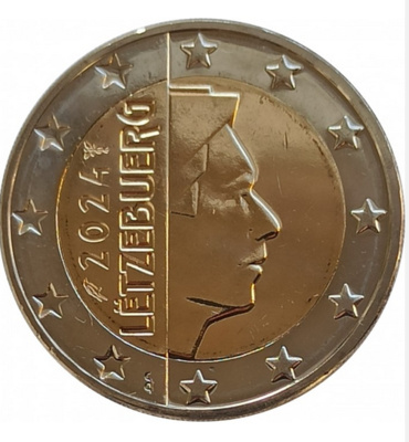 Luksemburg 2 euro 2024.a. UNC